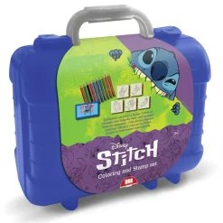 Multiprint Travel Stitch Coloring Set Con Timbri E Colori