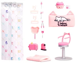 Na Na Na Surprise Kitty-Cat-Camper Rosa Con Orecchie E Coda Da Gatto 7 Aree Di Giochi Tra Cui Cucina Completa, Amaca E Accessori