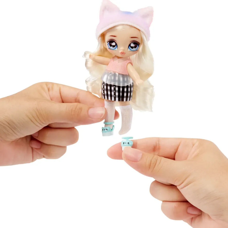 Na! Na! Na! Surprise Minis Serie 2 Bambola Fashion Alta 10 Cm Pacco Misterioso Con Coriandoli Include Bambola Snodata, Vestito E Scarpe