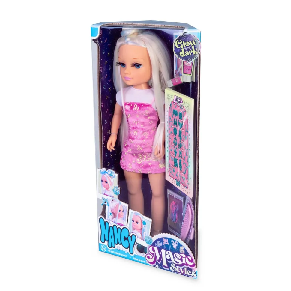 Nancy Magic Style, Bambola Nancy Da 42 Cm Con Accessori Che Brillano Al Buio. Per Bambine/I Dai 3 Anni.