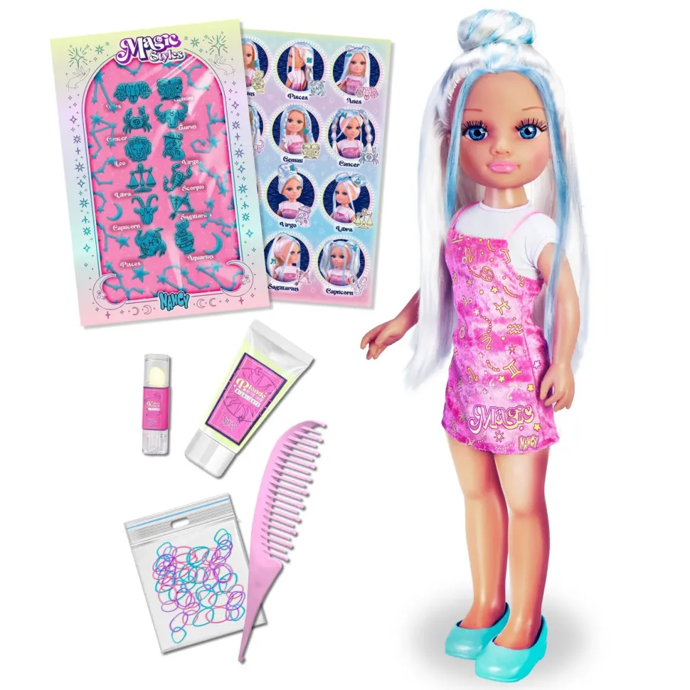 Nancy Magic Style, Bambola Nancy Da 42 Cm Con Accessori Che Brillano Al Buio. Per Bambine/I Dai 3 Anni.