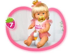 Nenuco Princess, Bambola 42 Cm Con Capelli Biondi E 10 Accessori