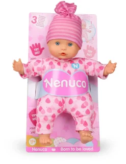 Nenuco Soft 3 Funzioni, Bambola Morbida Con 3 Funzioni, Con Pigiamino Rosa, Per Bambine E Bambini Da 1 Anno