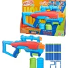 Nerf Elite Junior Set Voyage Target, Blaster In Gommapiuma Facile Da Usare, 20 Dardi Nerf Elite, 2 Bersagli, Per Giochi All'Aperto Di Bambini E Bambine, Dai 6 Anni In Su
