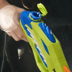 Nerf Super Soaker Dinosquad, 2 Raptor-Surge, Include 2 Soaker Con Design A Forma Di Dinosauro