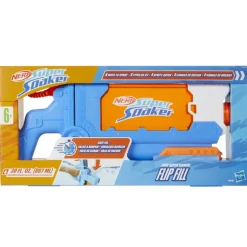Nerf Super Soaker Flip Fill, Soaker Con 4 Stili Di Spruzzo, Riempimento Rapido, Serbatoio Da 887 Mm, Giochi D'Acqua
