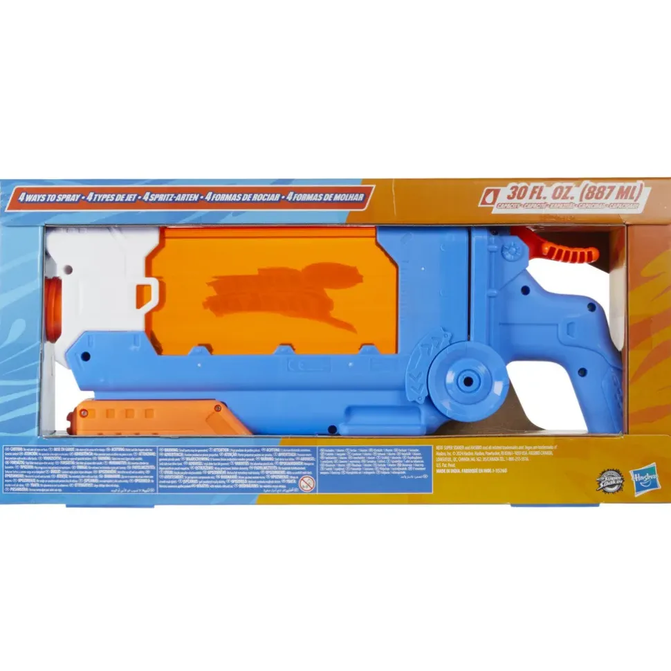 Nerf Super Soaker Flip Fill, Soaker Con 4 Stili Di Spruzzo, Riempimento Rapido, Serbatoio Da 887 Mm, Giochi D'Acqua
