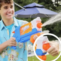 Nerf Super Soaker Flip Fill, Soaker Con 4 Stili Di Spruzzo, Riempimento Rapido, Serbatoio Da 887 Mm, Giochi D'Acqua