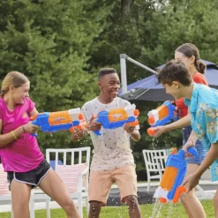 Nerf Super Soaker Flip Fill, Soaker Con 4 Stili Di Spruzzo, Riempimento Rapido, Serbatoio Da 887 Mm, Giochi D'Acqua