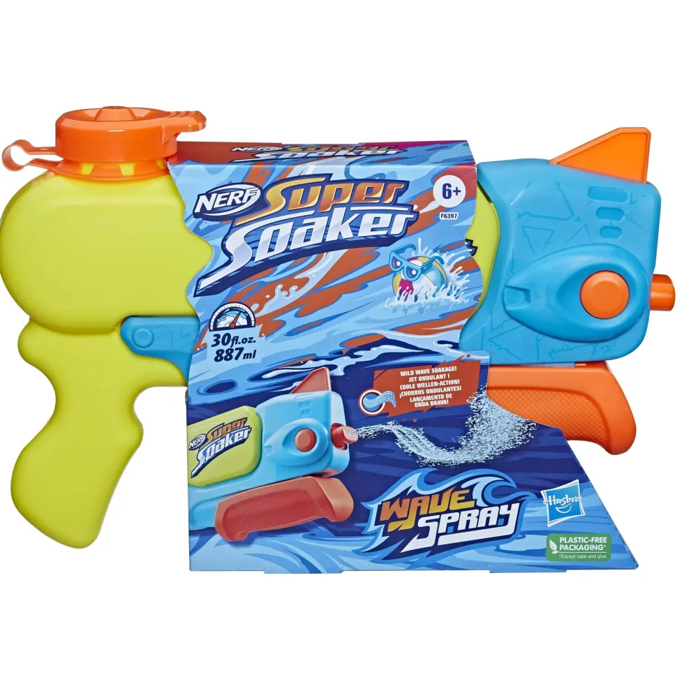 Nerf Supersoaker Wave Spray, Blaster Ad Acqua, Giochi All'Aperto E Giocattoli Ad Acqua