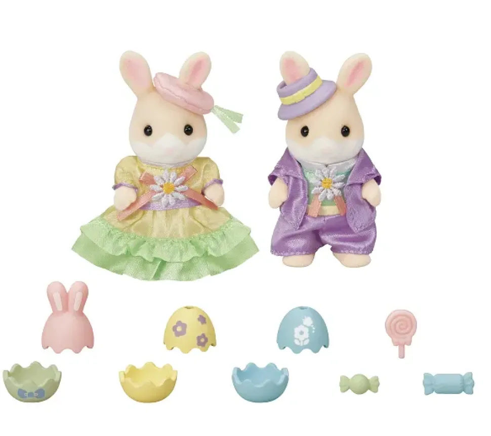 Pasqua Celebration Set Personaggi E Playset Del Meraviglioso Mondo Sylvanian Families