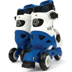 Pattini A 3 Ruote Regolabili Con Freno Posteriore Misure Da 26 A 30 Per Bambini- Disponibile In Blu E Rosa