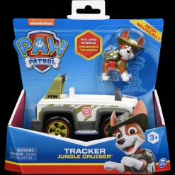 Paw Patrol, Veicolo Jungle Cruiser Di Tracker Con Personaggio