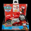 Paw Patrol, Veicolo Moto Pups Di Marshall Con Motore A Retrocarica E Personaggio