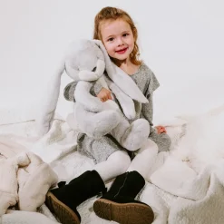 Peluche Big Nibble Gray Bunny 50 Cm