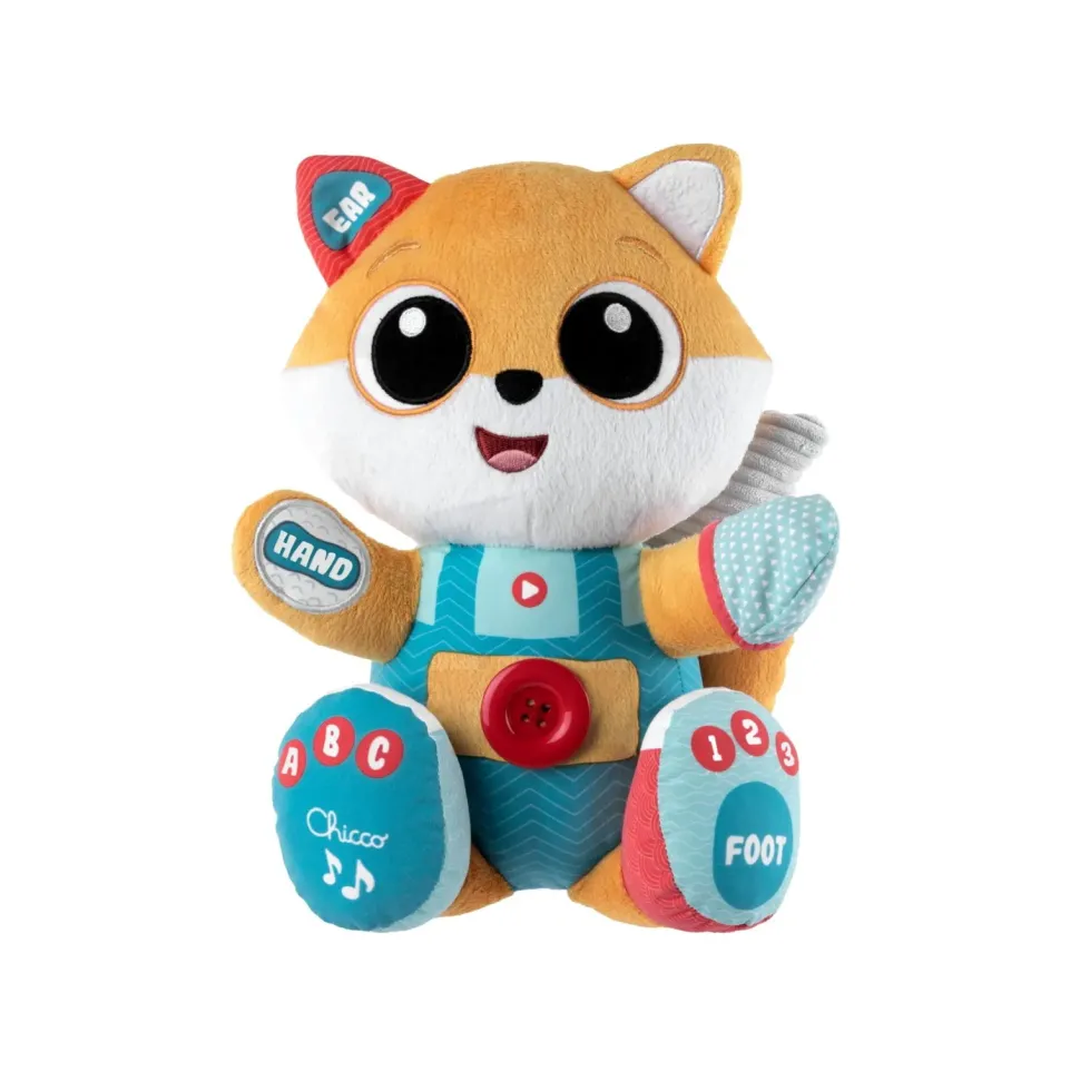 Peluche Evolutivo Foxy La Volpe Abc, 6 Mesi 4 Anni