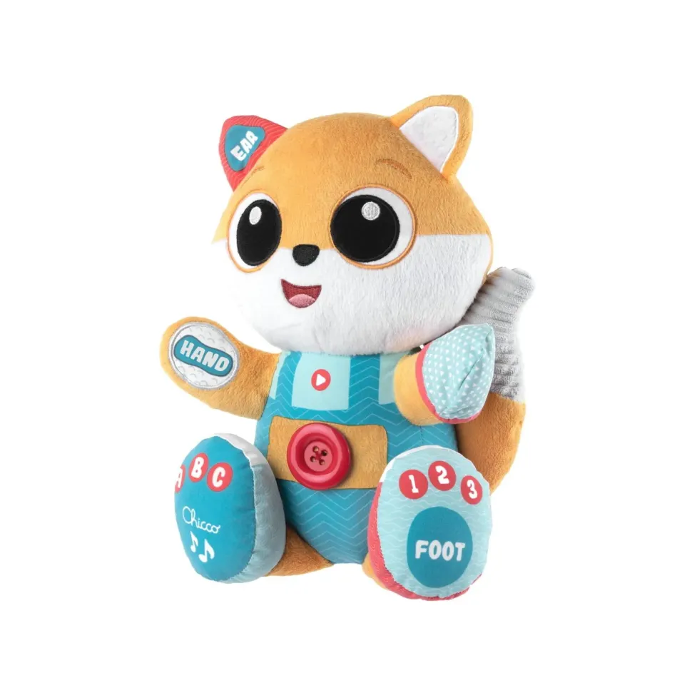 Peluche Evolutivo Foxy La Volpe Abc, 6 Mesi 4 Anni