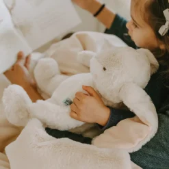 Peluche Little Nibble Cream Bunny