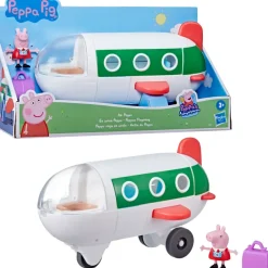 Peppa Pig Air Peppa, Veicolo Aereo Giocattolo Per Eta Prescolare Con Ruote Che Girano, Include 1 Personaggio E 1 Accessorio, Dai 3 Anni In Su