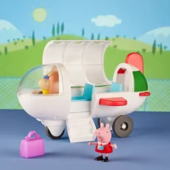 Peppa Pig Air Peppa, Veicolo Aereo Giocattolo Per Eta Prescolare Con Ruote Che Girano, Include 1 Personaggio E 1 Accessorio, Dai 3 Anni In Su