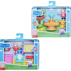 Peppa Pig Gli Spazi Di Peppa Pig, Set Di Accessori Giocattolo Con Il Personaggio Di Peppa Pig E 5 Accessori, Per Bambini Dai 3 Anni In Su