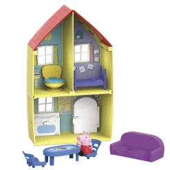 Peppa Pig La Casa Di Peppa Pig, Include Action Figure Di Peppa Pig E 6 Accessori Divertenti, Giocattolo Per Eta Prescolare Dai 3 Anni In Su