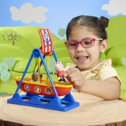 Peppa Pig La Giostra Veliero Di Peppa Pig, Playset Con Action Figure Di Peppa Pig, Giocattoli Per Bambini E Bambine