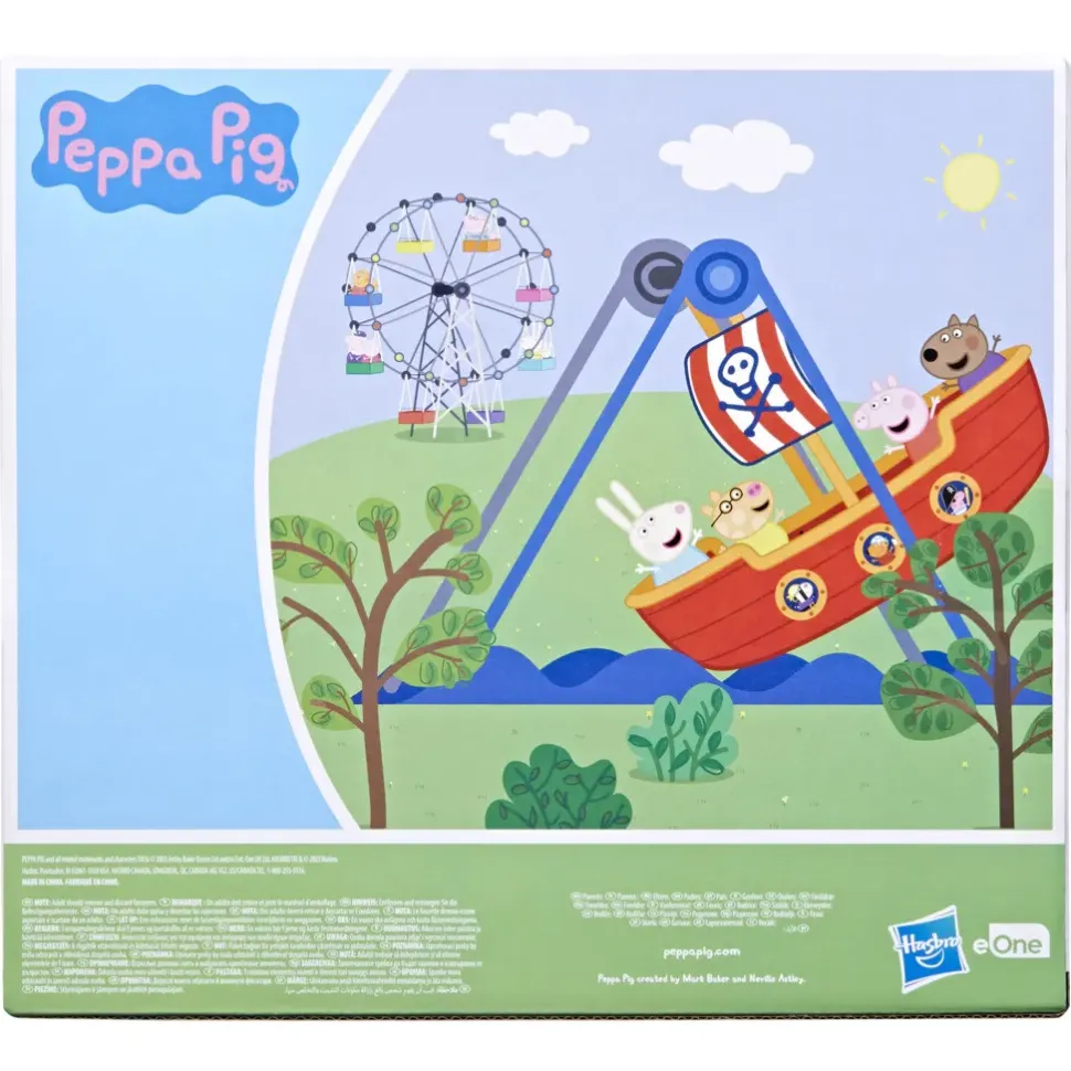 Peppa Pig La Giostra Veliero Di Peppa Pig, Playset Con Action Figure Di Peppa Pig, Giocattoli Per Bambini E Bambine