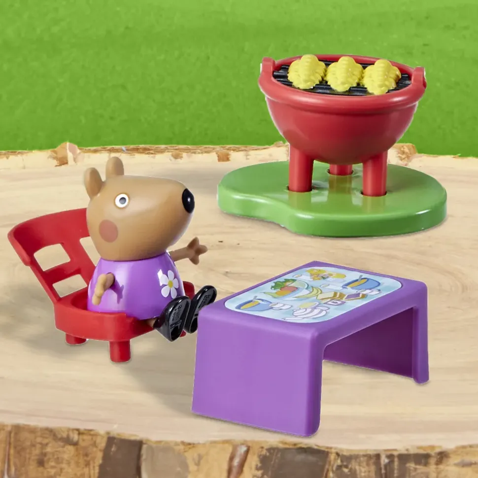 Peppa Pig La Roulotte Di Peppa Pig, Playset Con 6 Accessori E 3 Action Figure