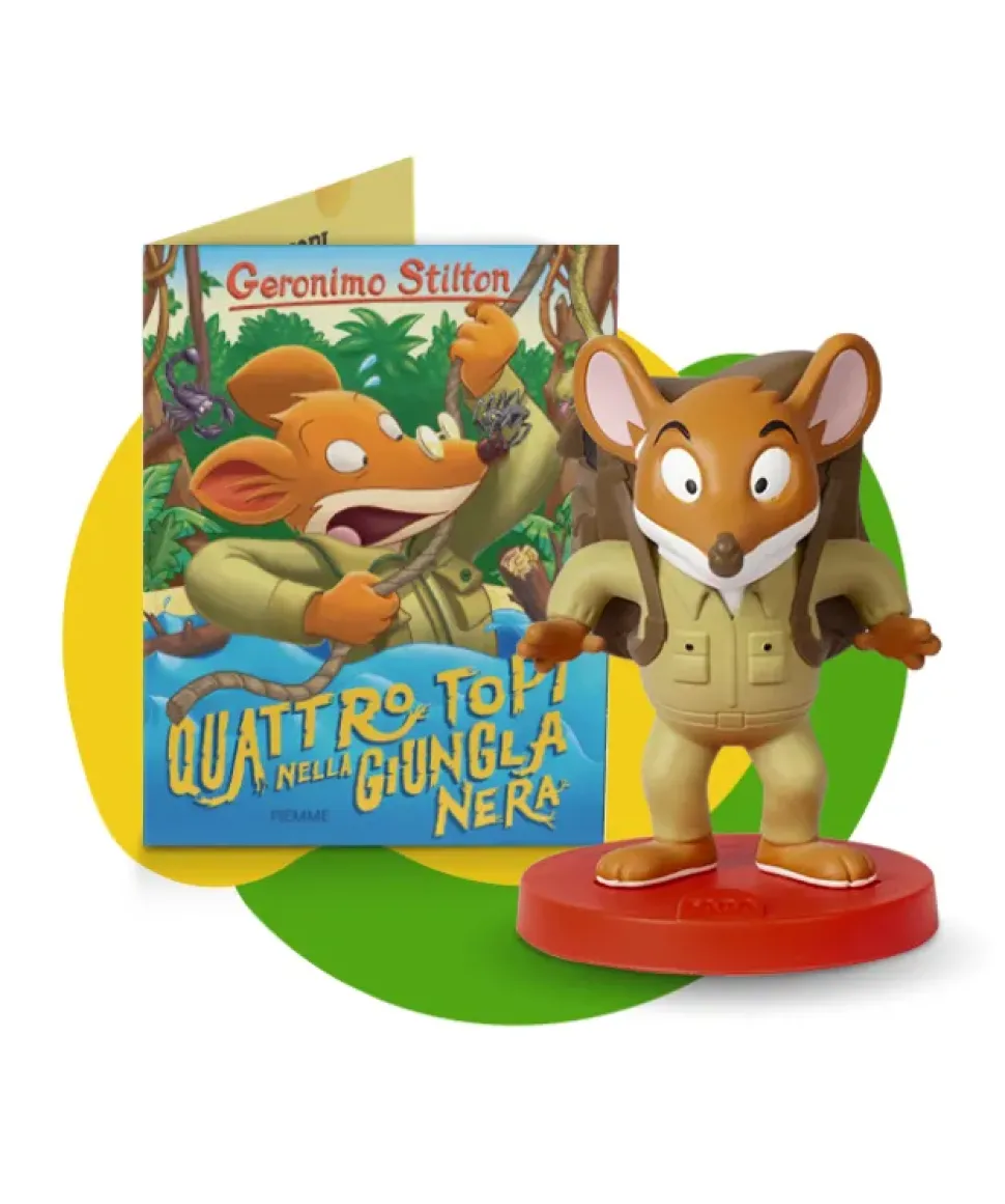 Personaggio Sonoro Faba Quattro Topi Nella Giungla Nera Geronimo