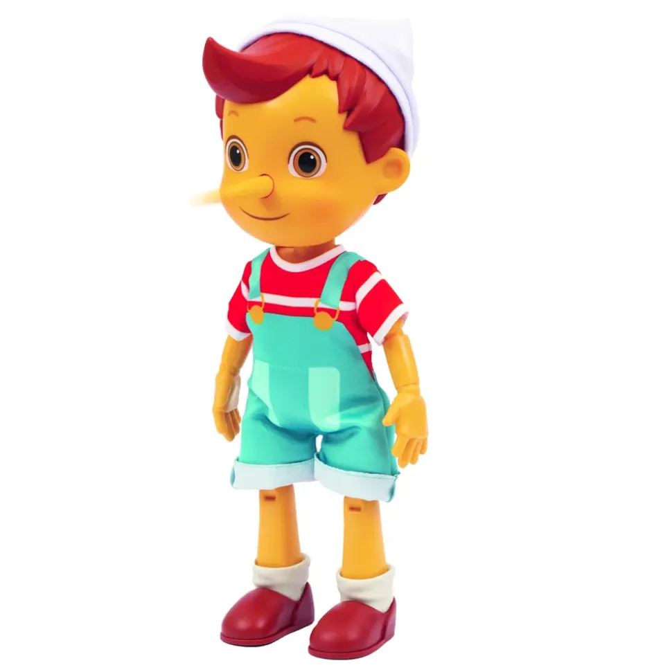 Pinocchio Bambola 32 Centimentri Con Naso Allungabile