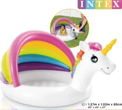 Piscina Baby Pool Unicorno Cm 127X102X69