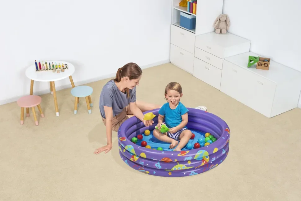 Piscina Gioco Con Palline Intergalactic Surprise Bestway®, 2 Anni+