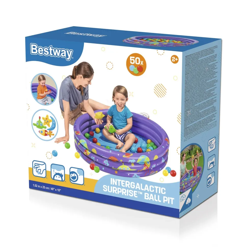 Piscina Gioco Con Palline Intergalactic Surprise Bestway®, 2 Anni+