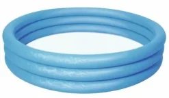 Piscina Tinta Unita A 3 Anelli Cm. 152 30, 2 Colori Assortiti, Effetto Ghiaccio