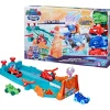 Pj Masks Super Pigiamini, Pista Delle Macchinine, Playset Con Pista E 4 Macchine Pj Masks, Per Bambini Dai 3 Anni In Su