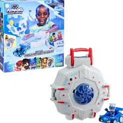 Pj Masks Super Pigiamini, Playset Pj Power Q, Set Del Quartier Generale Dei Superpigiamini Con Auto E Action Figure, Giocattoli A Tema Supereroi Per Bambini E Bambine Dai 3 Anni In Su