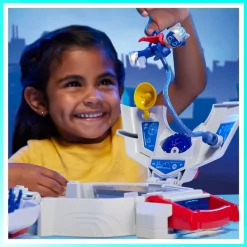 Pj Masks Super Pigiamini, Playset Pj Power Q, Set Del Quartier Generale Dei Superpigiamini Con Auto E Action Figure, Giocattoli A Tema Supereroi Per Bambini E Bambine Dai 3 Anni In Su