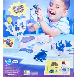 Pj Masks Super Pigiamini, Playset Pj Power Q, Set Del Quartier Generale Dei Superpigiamini Con Auto E Action Figure, Giocattoli A Tema Supereroi Per Bambini E Bambine Dai 3 Anni In Su