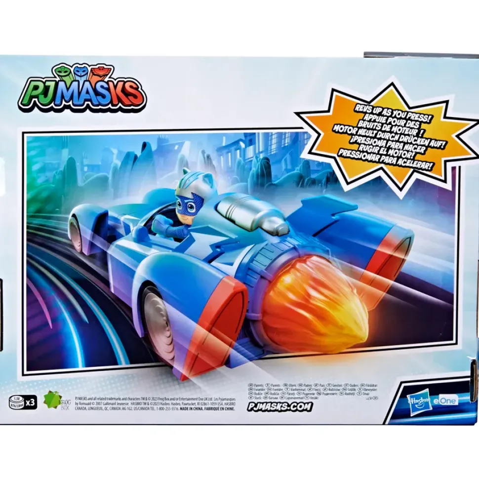 Pj Masks Super Pigiamini, Cat Racer, Auto Giocattolo Di Gattoboy, Giocattoli Per Bambini E Bambine In Eta Prescolare