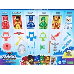 Pj Masks Super Pigiamini, La Squadra Di Power Heroes, Action Figure Per Bambini E Bambine In Eta Prescolare