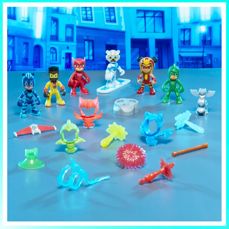 Pj Masks Super Pigiamini, La Squadra Di Power Heroes, Action Figure Per Bambini E Bambine In Eta Prescolare
