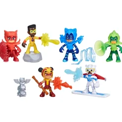 Pj Masks Super Pigiamini, La Squadra Di Power Heroes, Action Figure Per Bambini E Bambine In Eta Prescolare