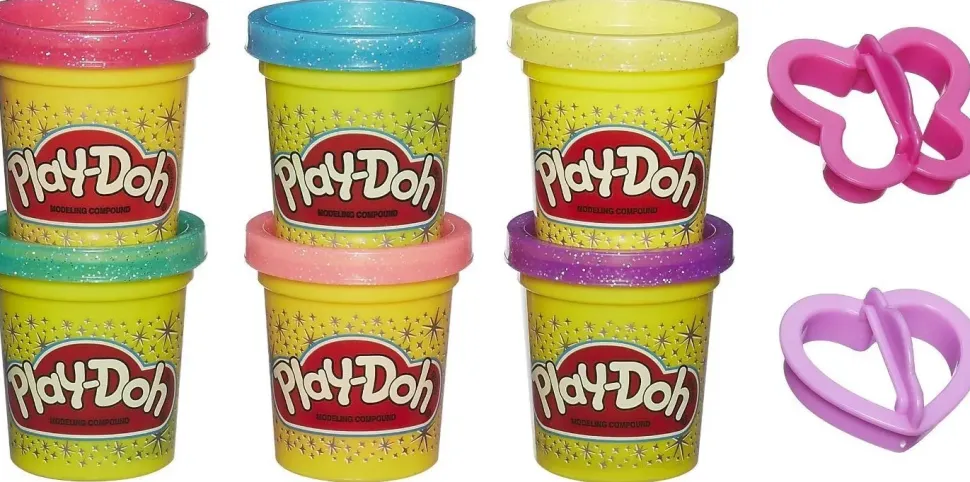 Play Doh 6 Vasetti Brillanti