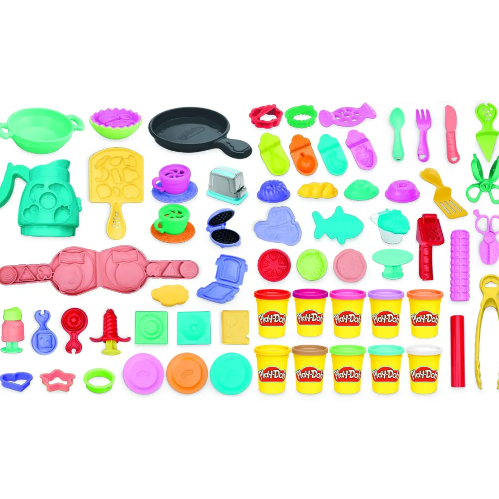 Play-Doh, Brunch Set, Playset Cucina Con Set Di Accessori
