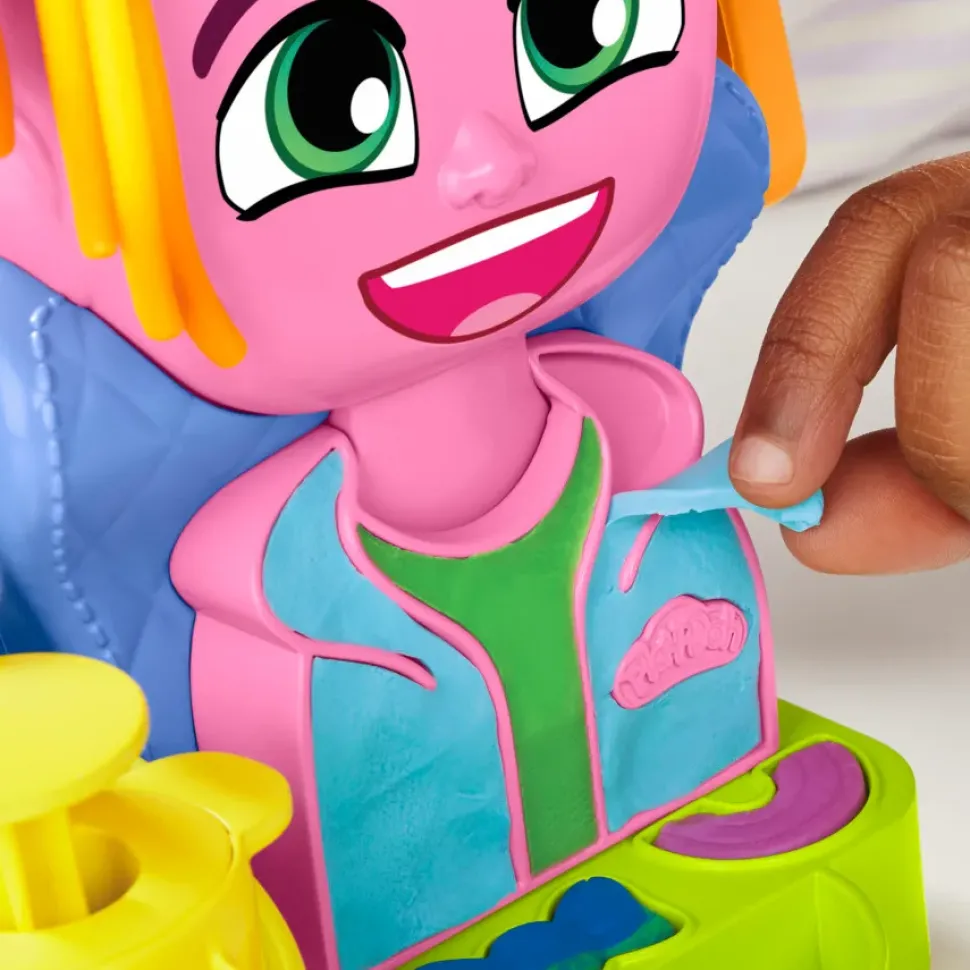 Play-Doh Capelli Pazzerelli, Playset Per Giocare Al Parrucchiere, Giocattoli Di Fantasia Per Bambini E Bambine Dai 3 Anni In Su