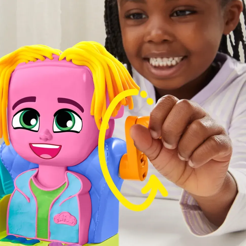 Play-Doh Capelli Pazzerelli, Playset Per Giocare Al Parrucchiere, Giocattoli Di Fantasia Per Bambini E Bambine Dai 3 Anni In Su