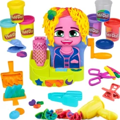 Play-Doh Capelli Pazzerelli, Playset Per Giocare Al Parrucchiere, Giocattoli Di Fantasia Per Bambini E Bambine Dai 3 Anni In Su