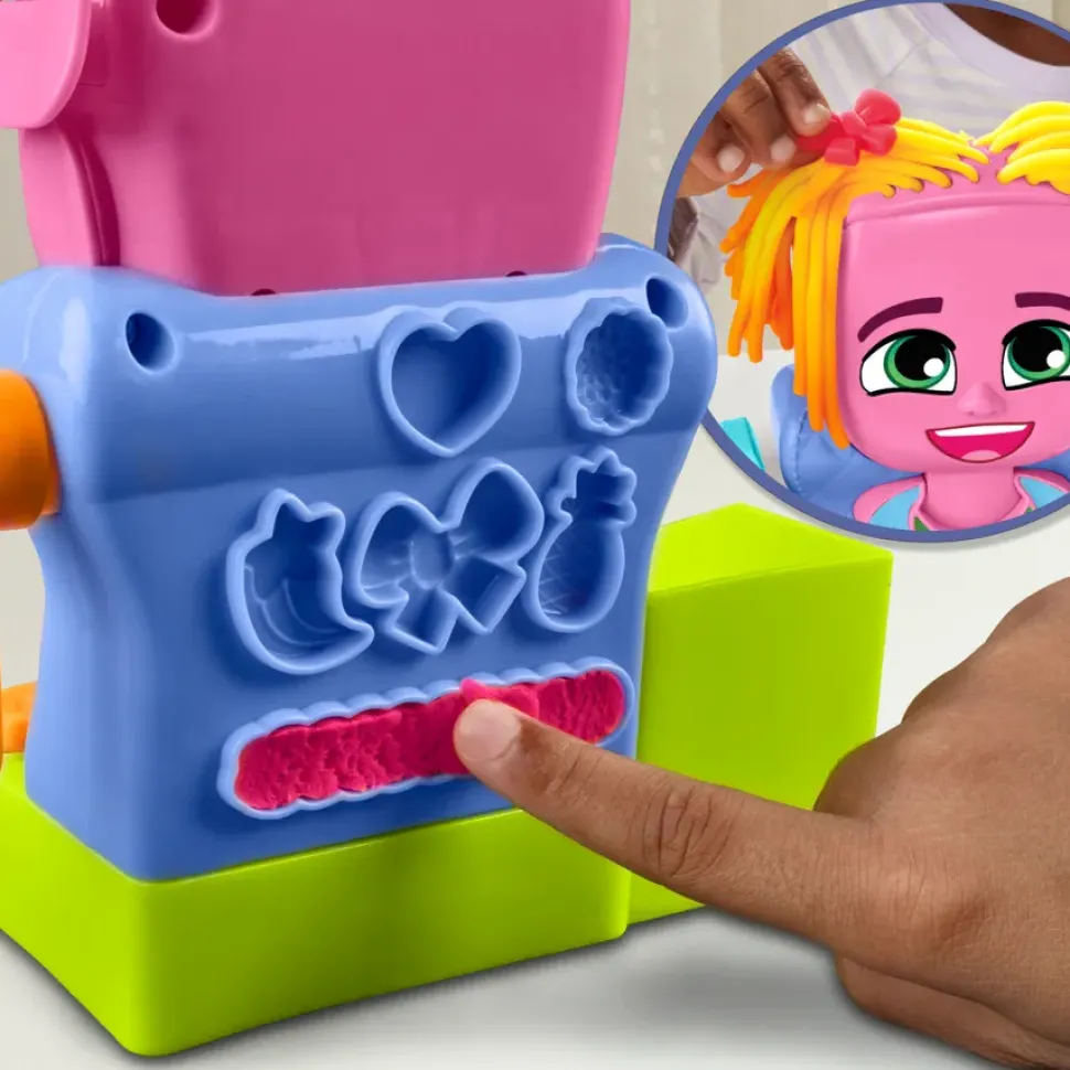 Play-Doh Capelli Pazzerelli, Playset Per Giocare Al Parrucchiere, Giocattoli Di Fantasia Per Bambini E Bambine Dai 3 Anni In Su