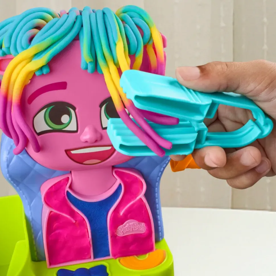 Play-Doh Capelli Pazzerelli, Playset Per Giocare Al Parrucchiere, Giocattoli Di Fantasia Per Bambini E Bambine Dai 3 Anni In Su